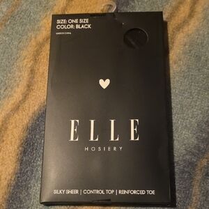 Elle Black Hosiery